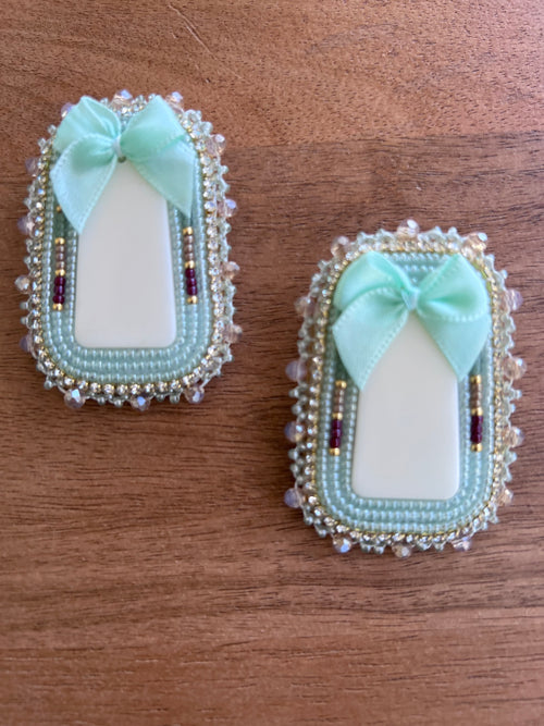 Blue bows